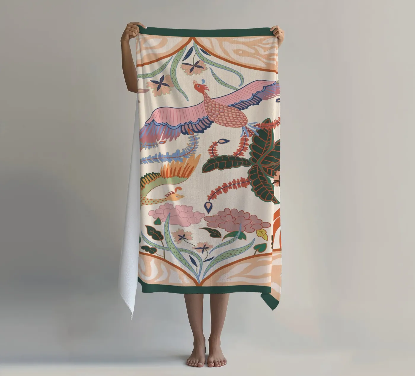 Spring Flight beach towel by Arty Guava