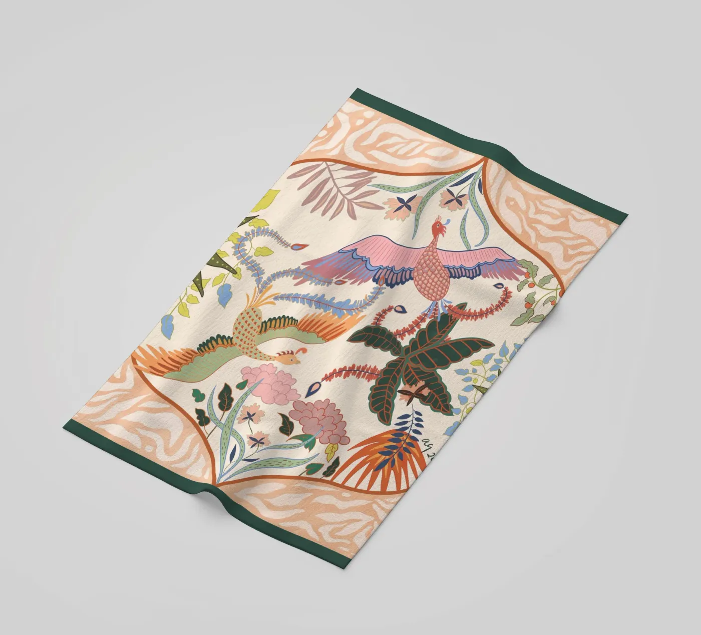 Spring Flight beach towel by Arty Guava