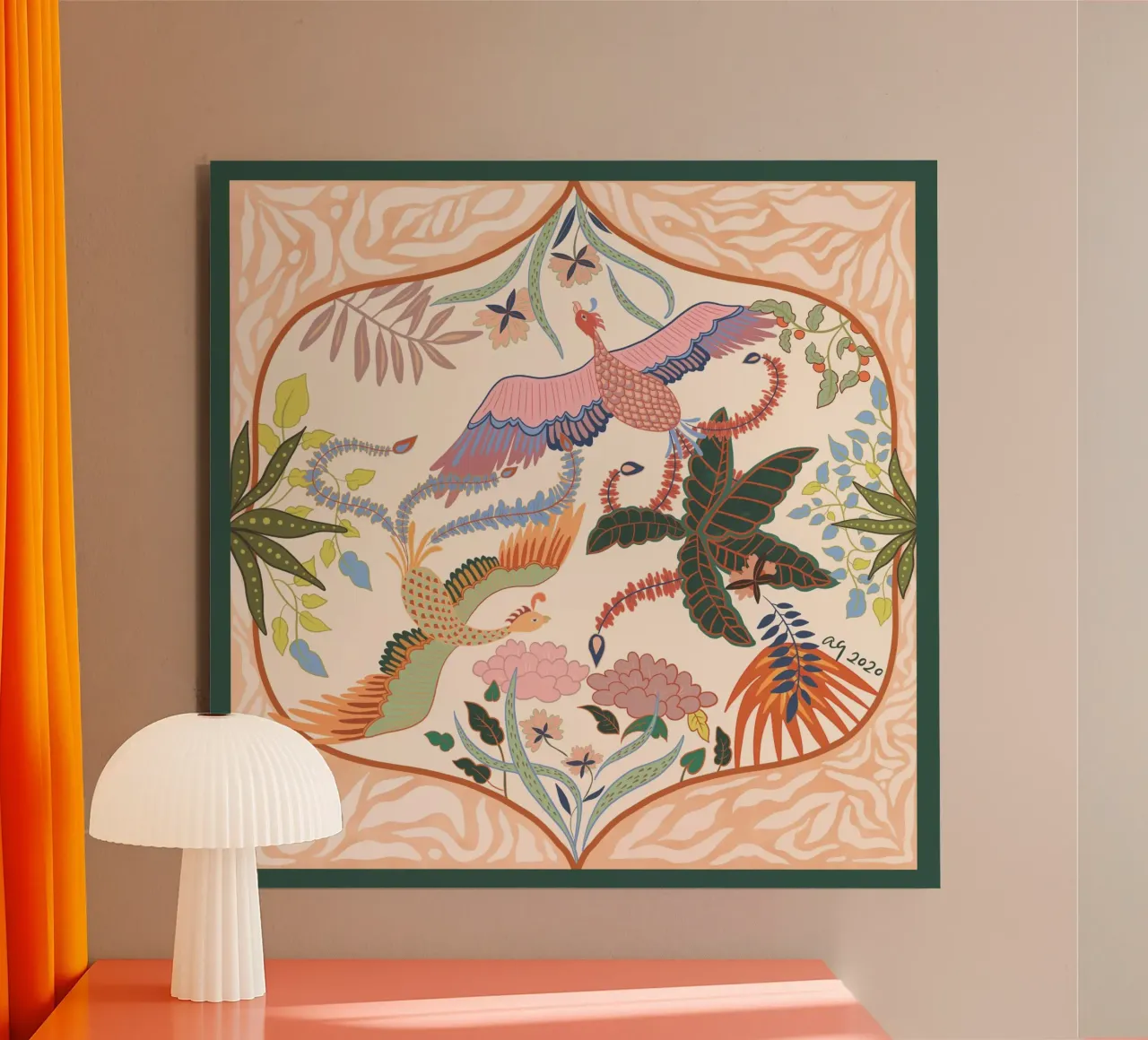 Spring Flight forex plate by Arty Guava