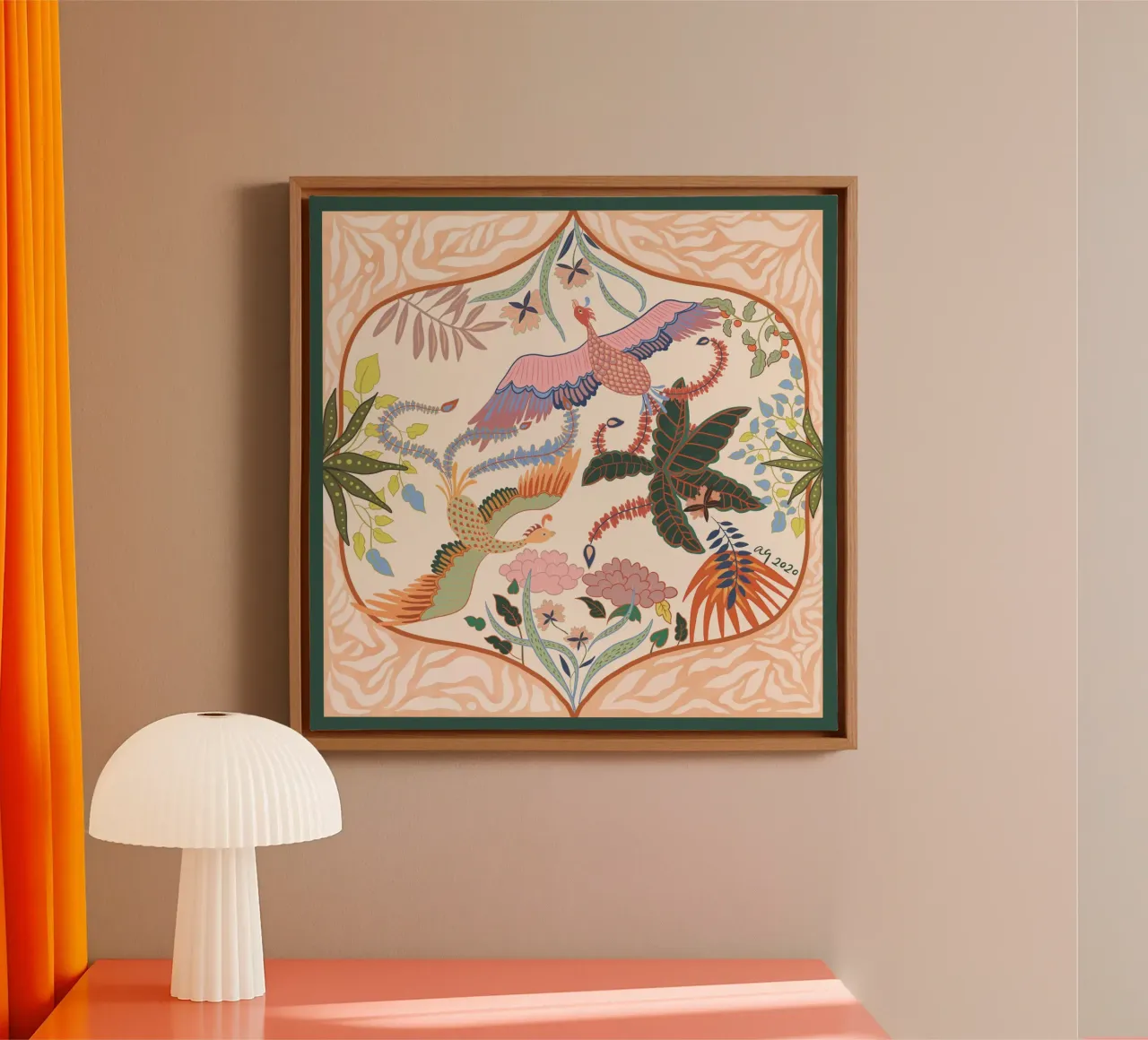 Spring Flight canvas by Arty Guava