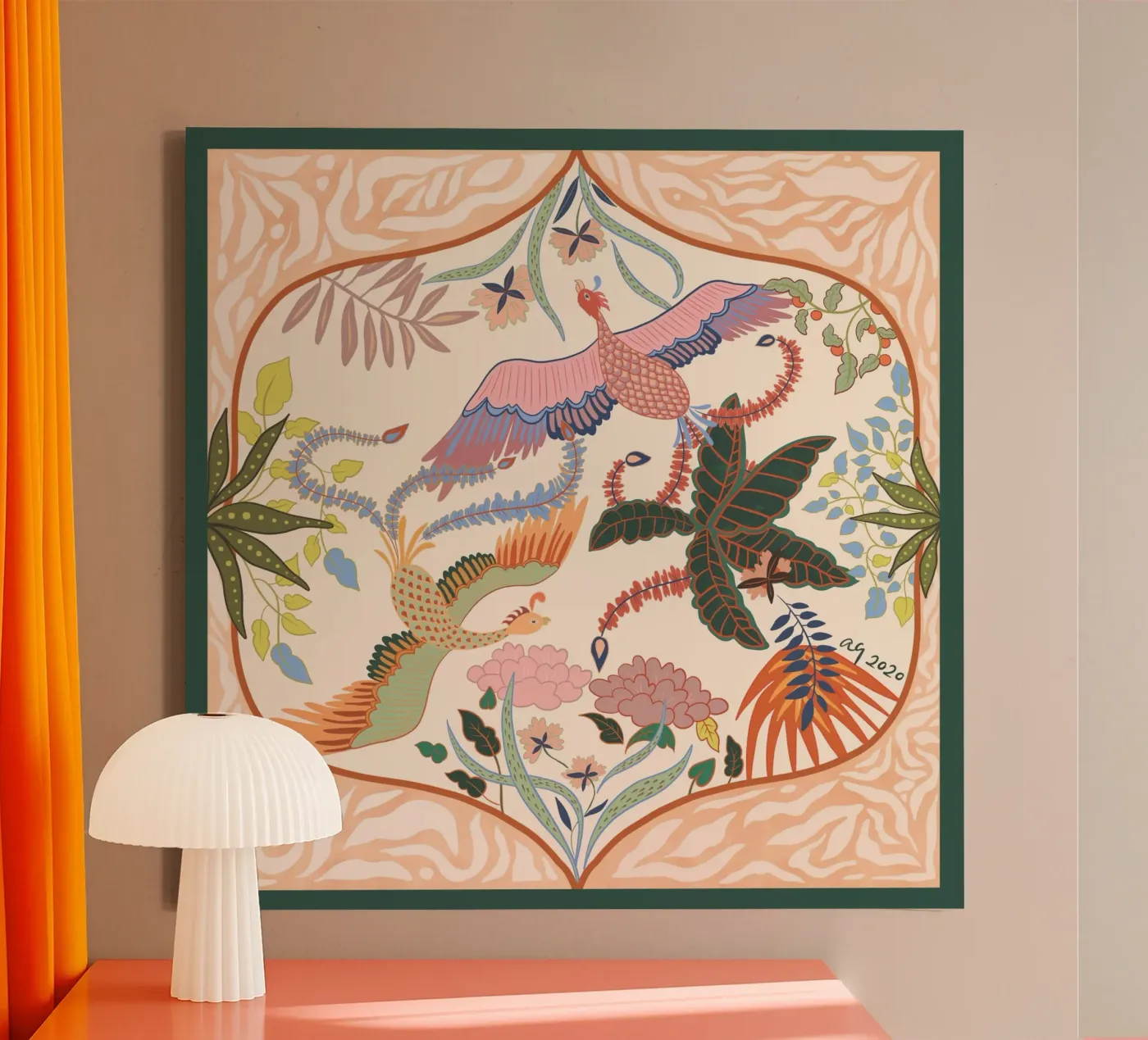 Spring Flight tela da Arty Guava