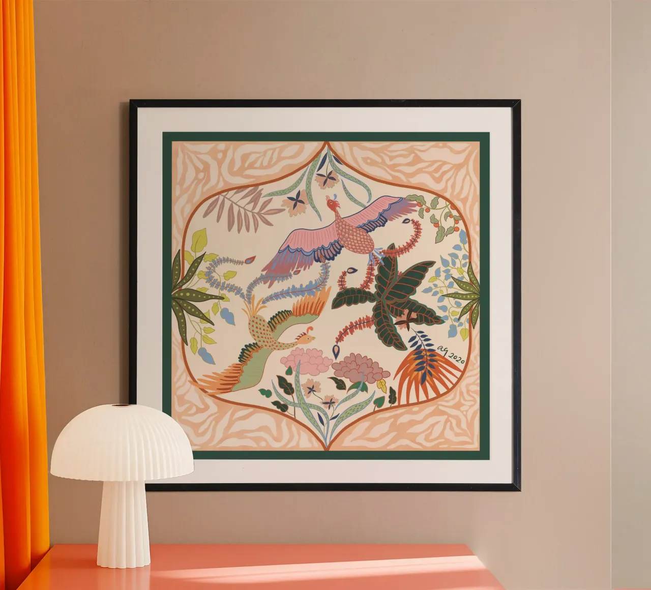 Spring Flight poster by Arty Guava