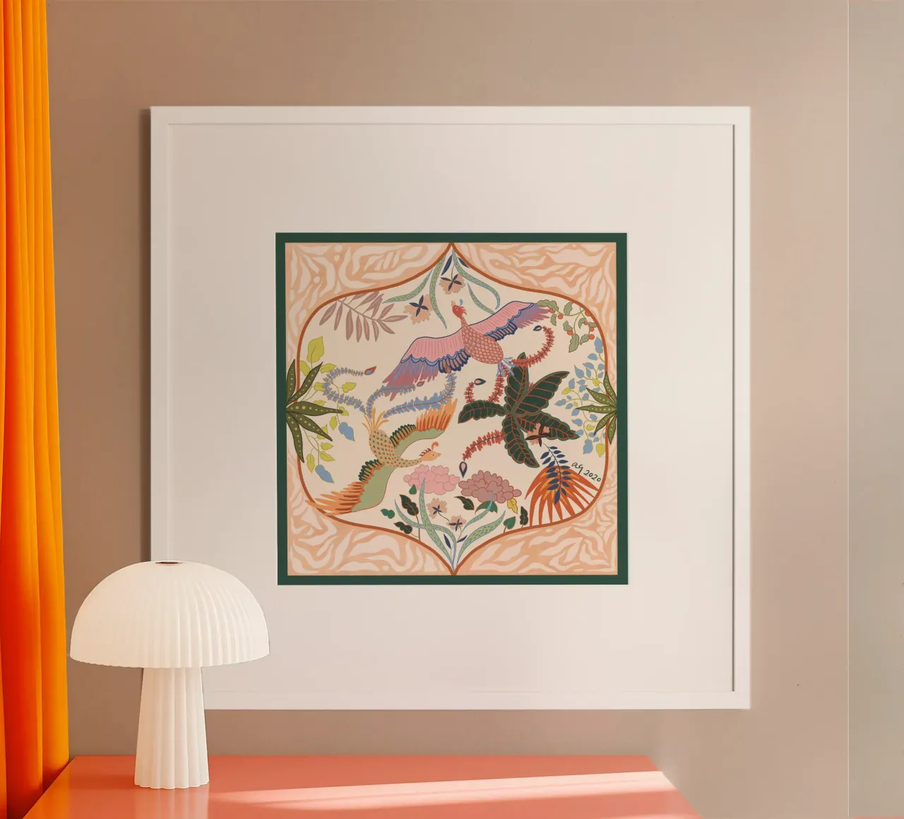 Spring Flight poster by Arty Guava