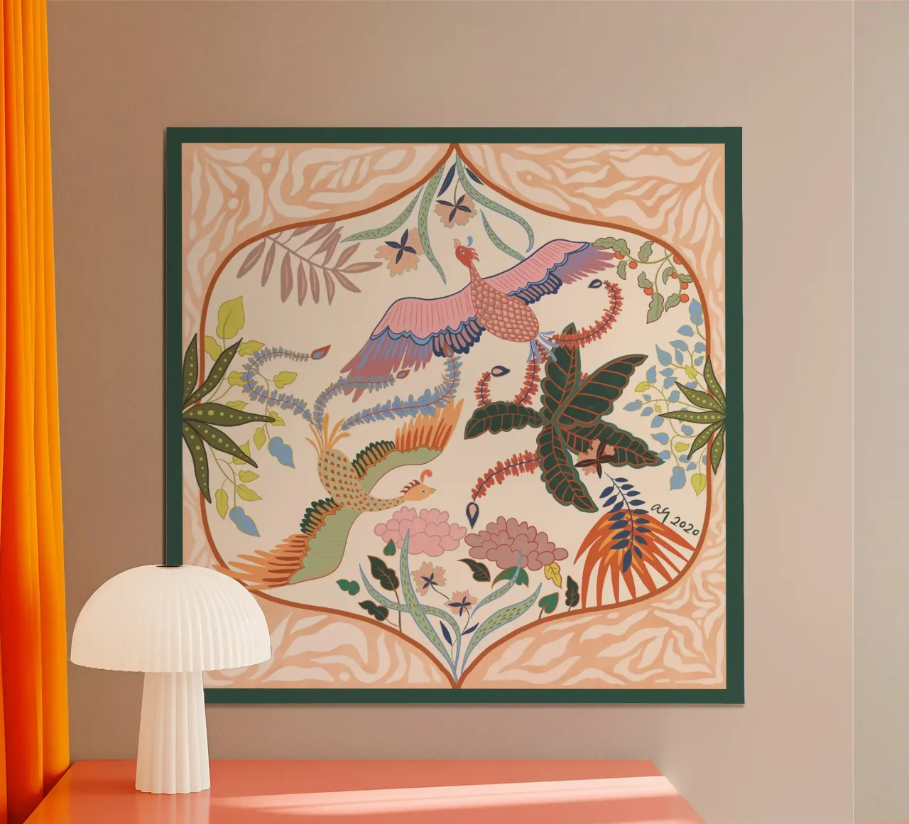 Spring Flight poster by Arty Guava