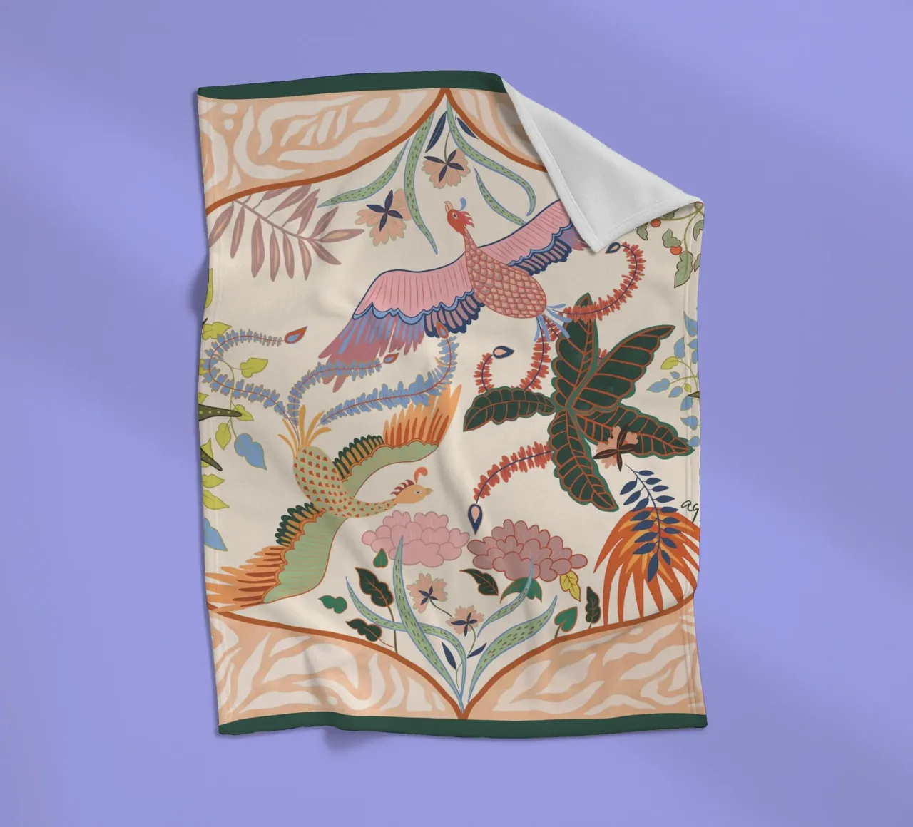 Spring Flight Fleecedecke von Arty Guava