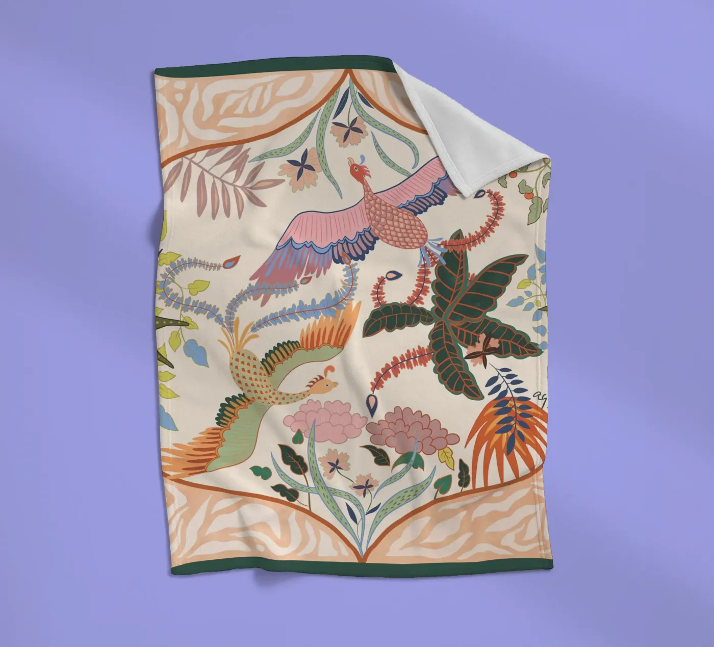 Spring Flight Fleecedecke von Arty Guava