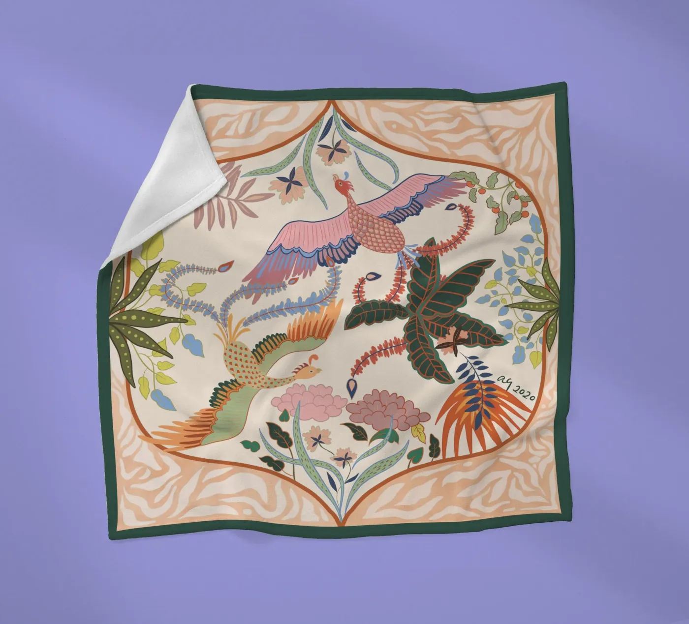 Spring Flight Fleecedecke von Arty Guava