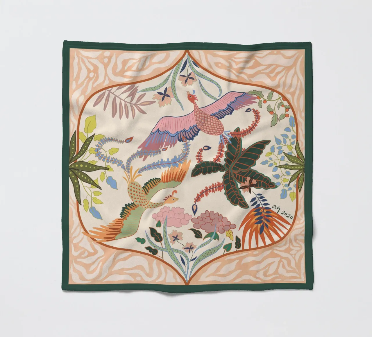 Spring Flight Fleecedecke von Arty Guava