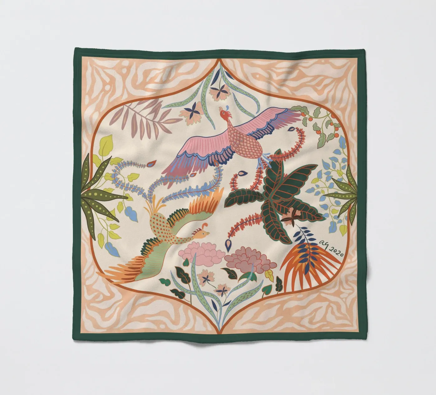 Spring Flight Fleecedecke von Arty Guava