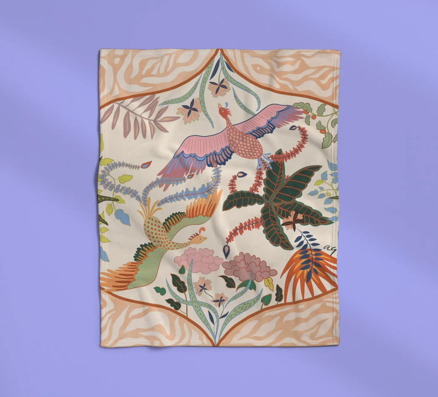 Spring Flight Fleecedecke von Arty Guava