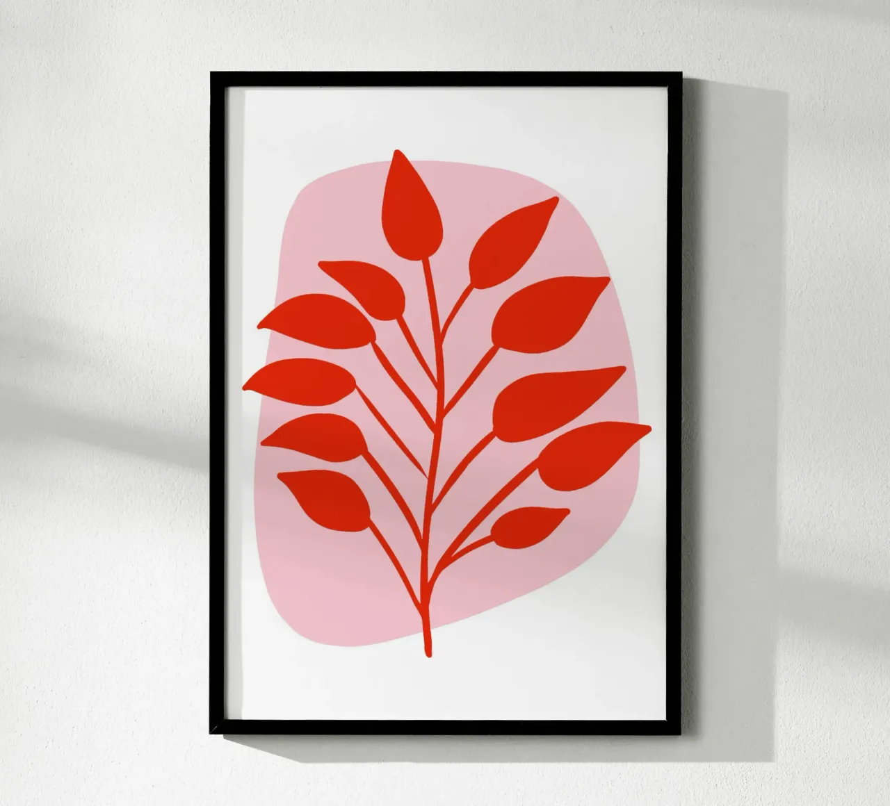 Palmen Blatt in rosarot carta hahnemühle da BAINAI KIDS