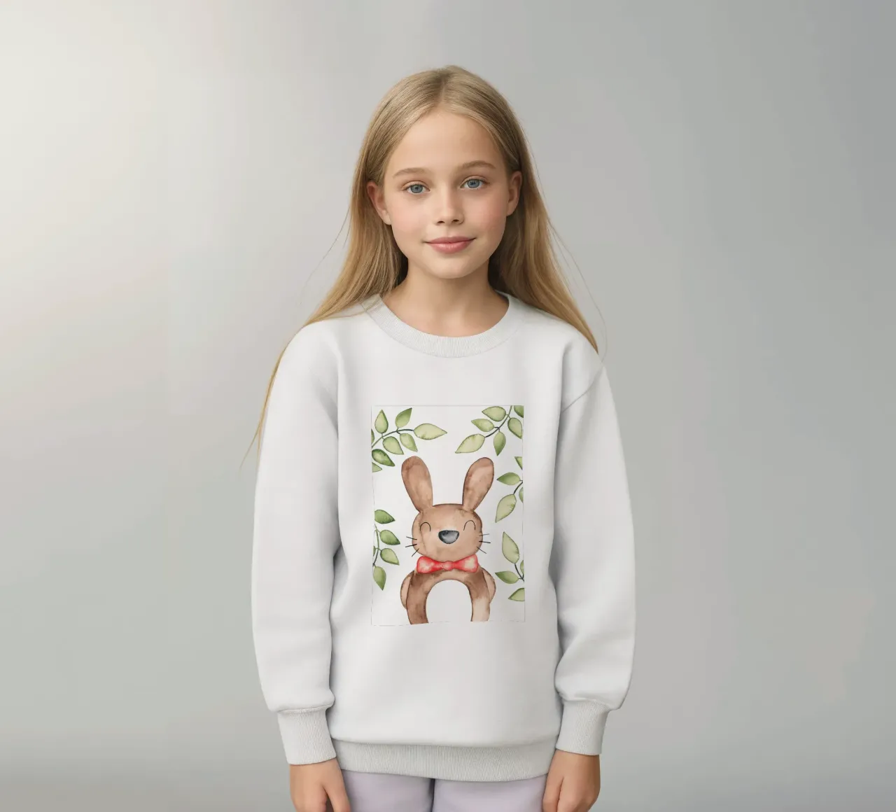 Hase in Wasserfarbe felpa bambino da BAINAI KIDS