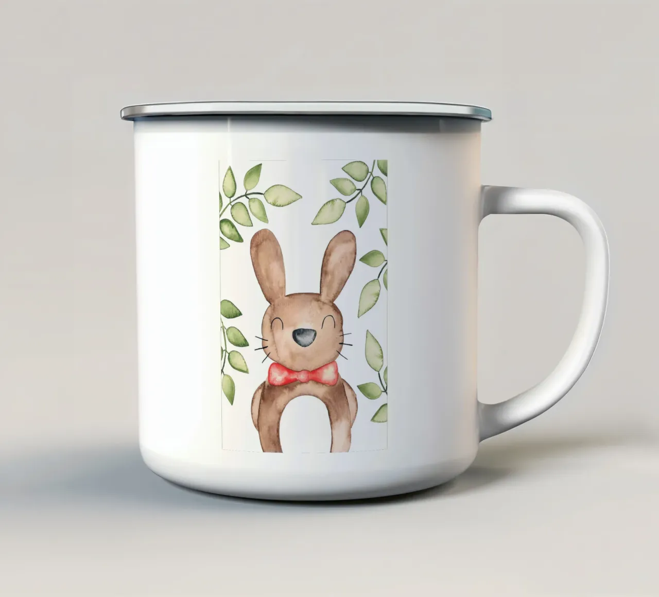 Hase in Wasserfarbe tazza in smalto da BAINAI KIDS