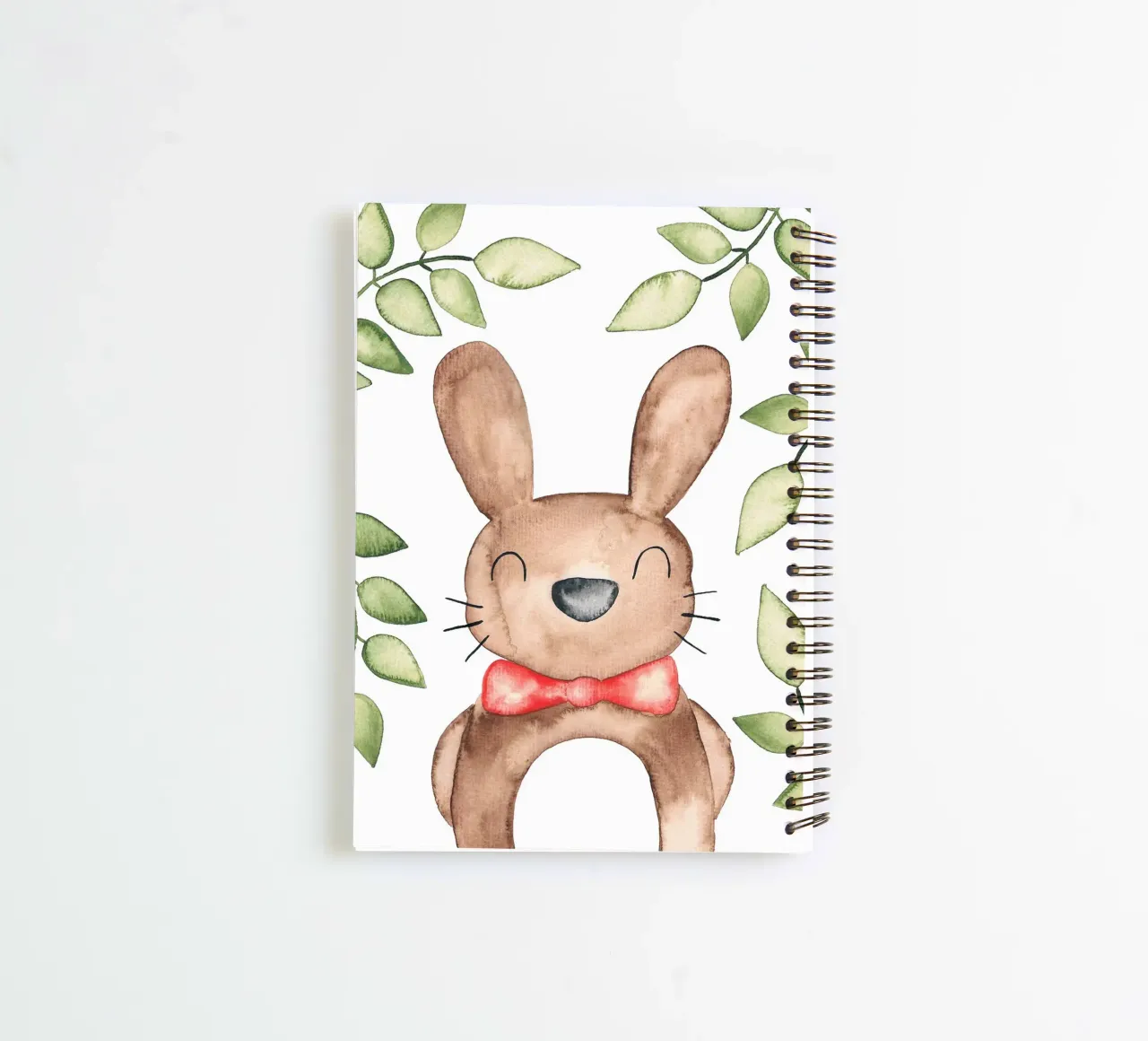 Hase in Wasserfarbe spiral notebook by BAINAI KIDS