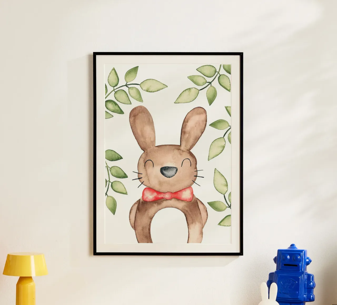 Hase in Wasserfarbe carta hahnemühle da BAINAI KIDS