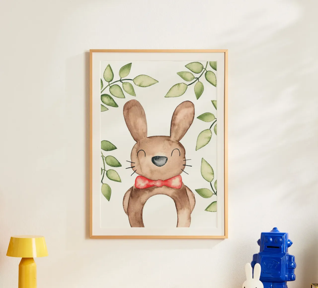Hase in Wasserfarbe carta hahnemühle da BAINAI KIDS