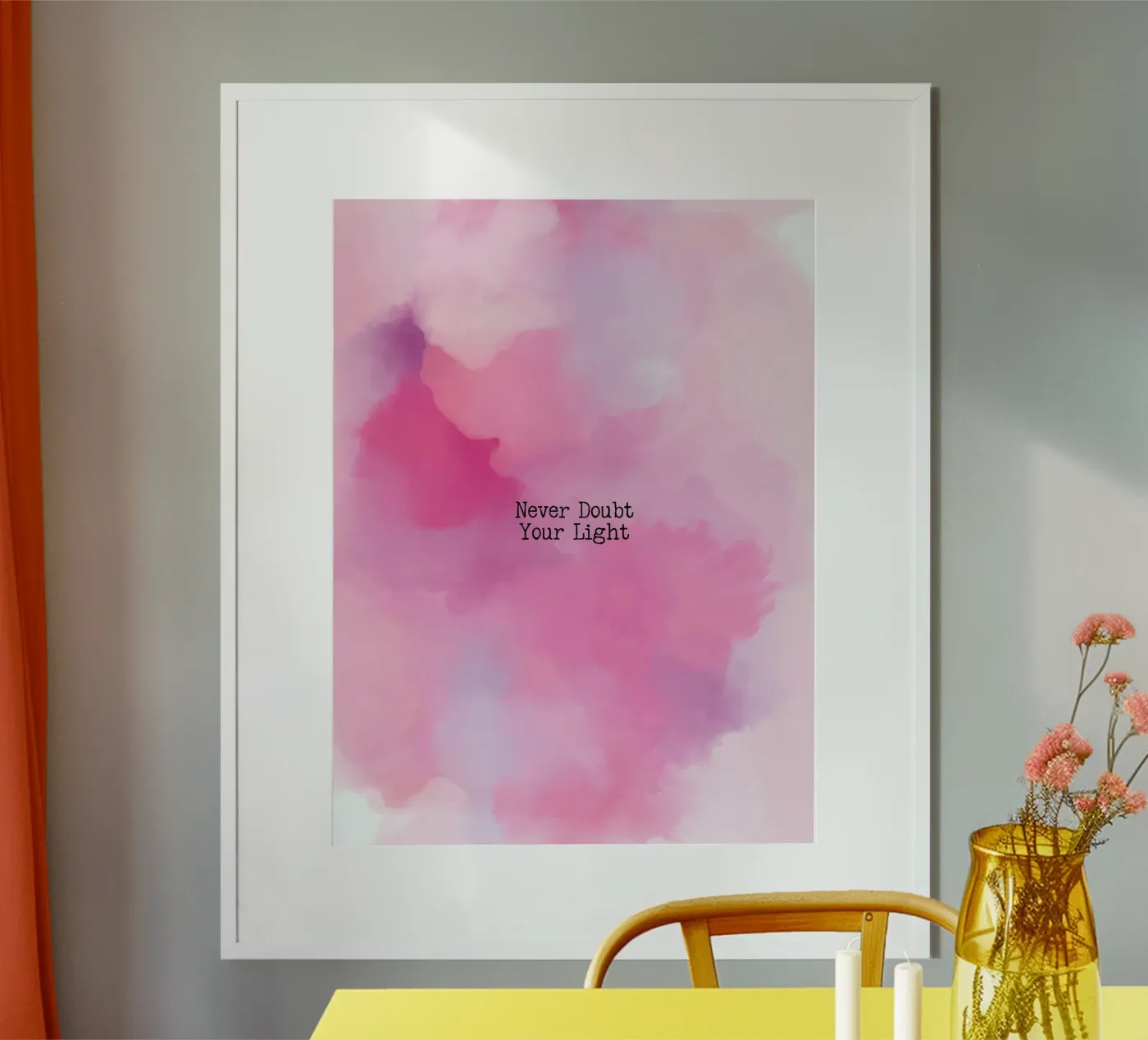 Never Doubt Your Light poster by cafelab