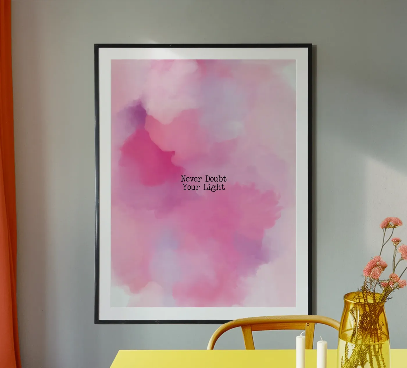 Never Doubt Your Light poster by cafelab