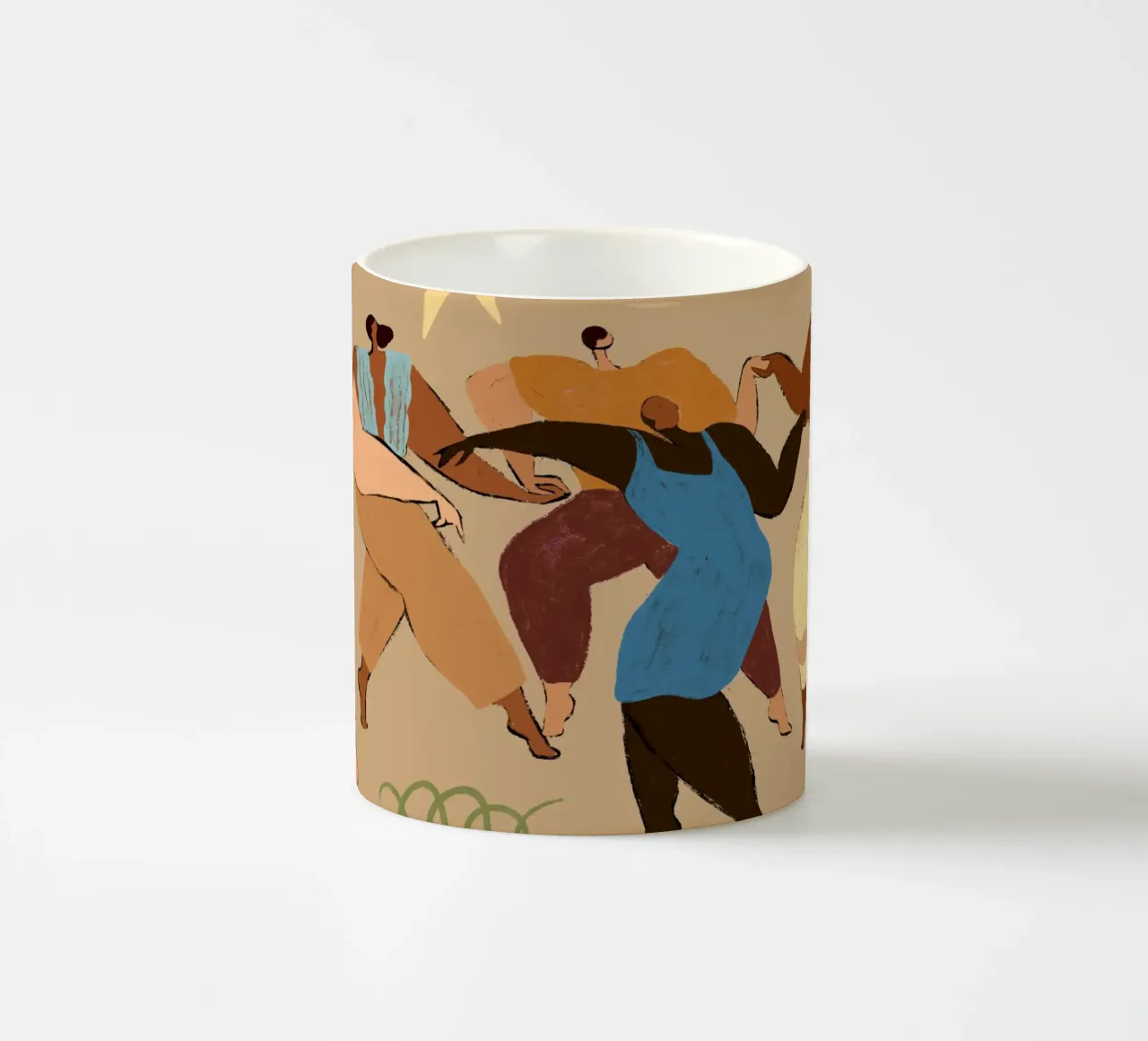 Rotondo e rotondo tazza in ceramica da Arty Guava