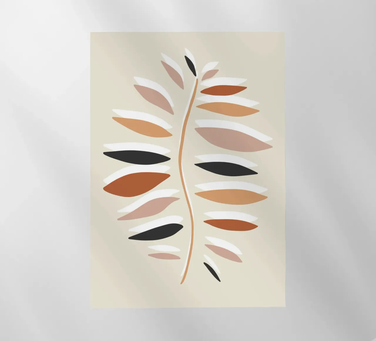 Mid century leaf pellicola backlit da BAINAI