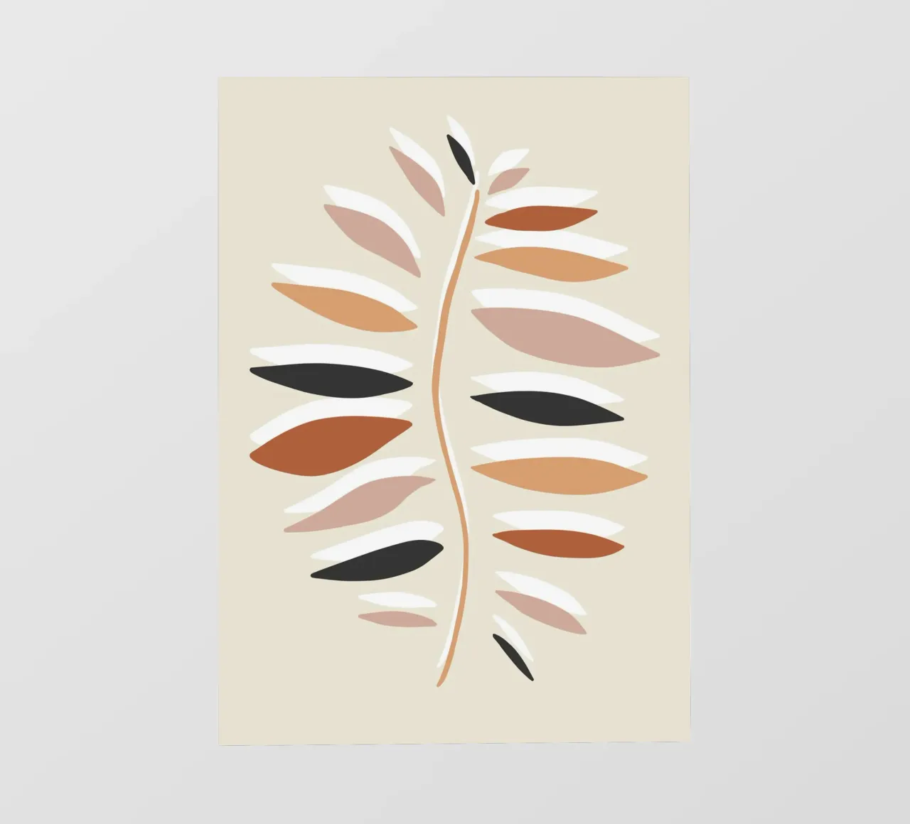 Mid century leaf pellicola backlit da BAINAI