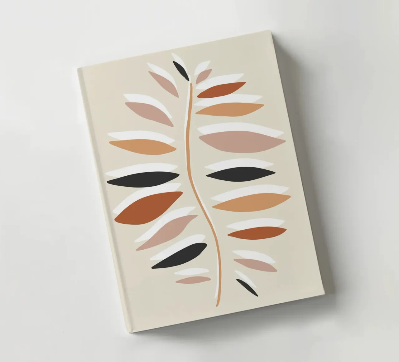 Mid century leaf notebook by BAINAI
