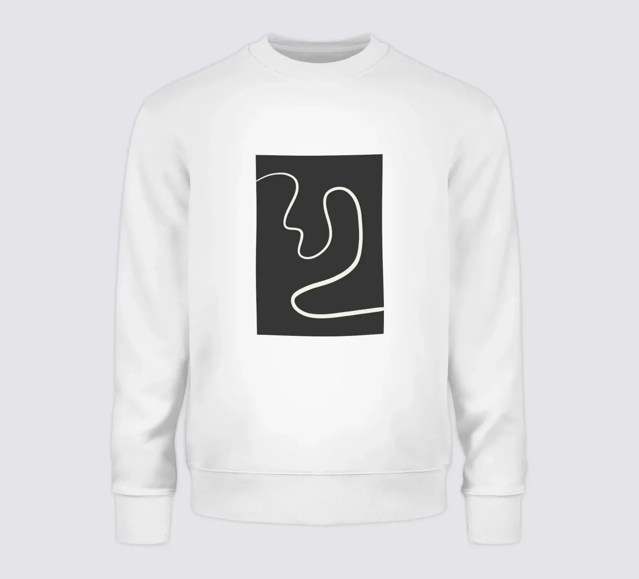 Abstract curve felpa da BAINAI