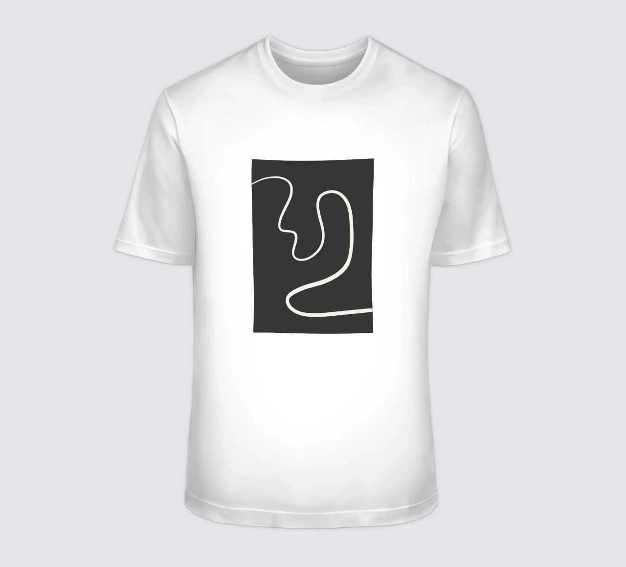 Abstract curve t-shirt da BAINAI