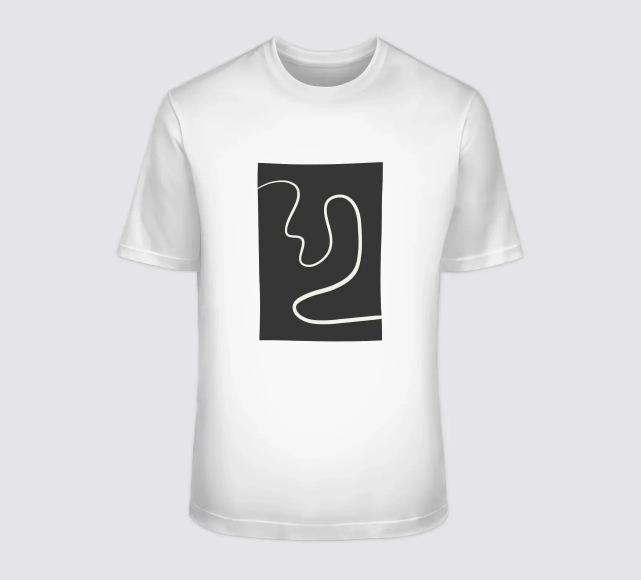 Abstract curve t-shirt da BAINAI