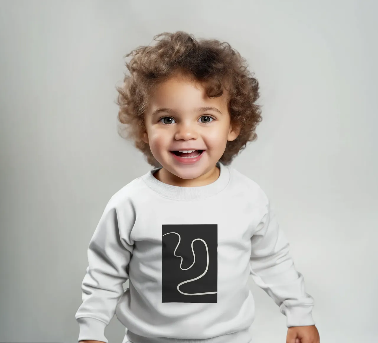 Abstract curve sweat pour bébé de BAINAI