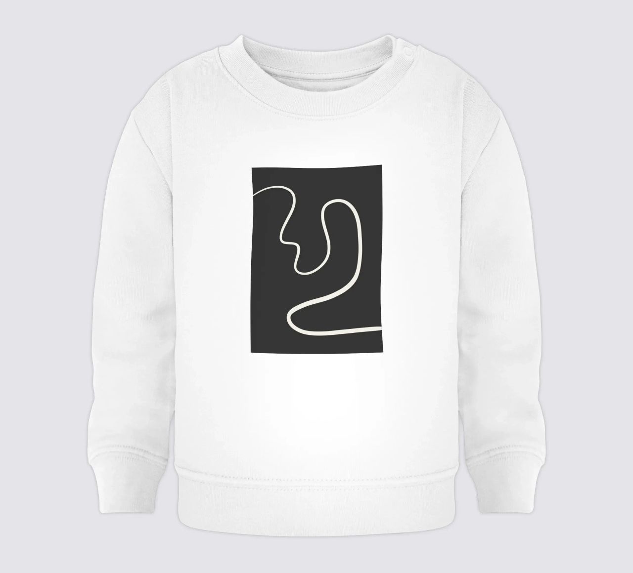 Abstract curve felpa neonato da BAINAI