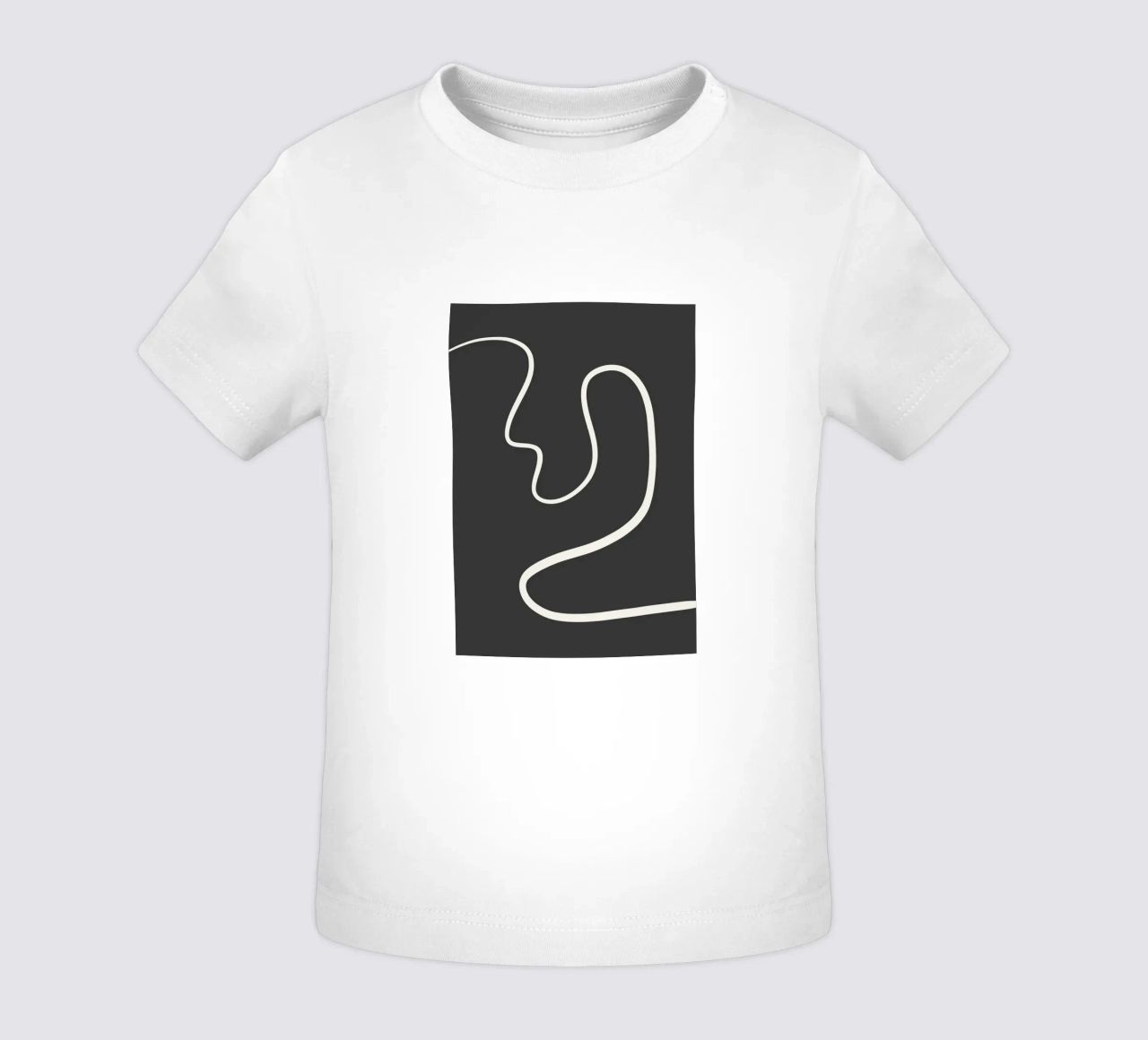 Abstract curve maglietta neonato da BAINAI