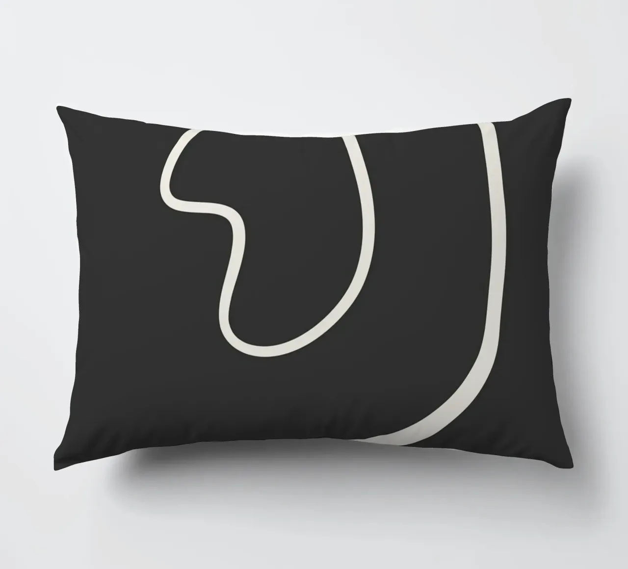 Abstract curve Kissen von BAINAI