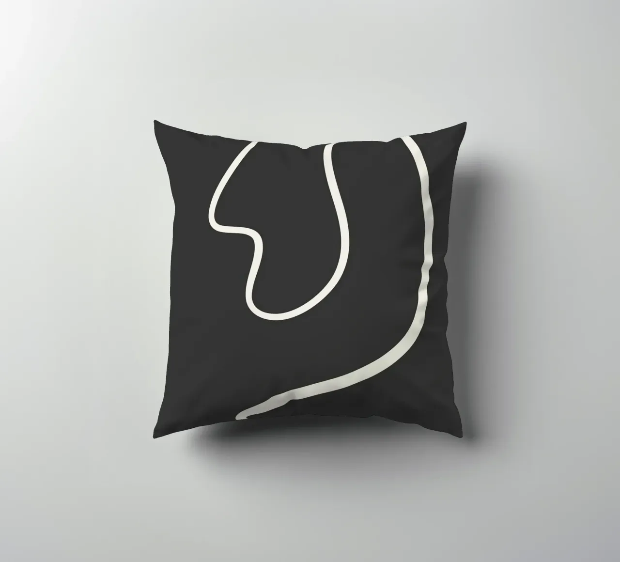 Abstract curve Kissen von BAINAI