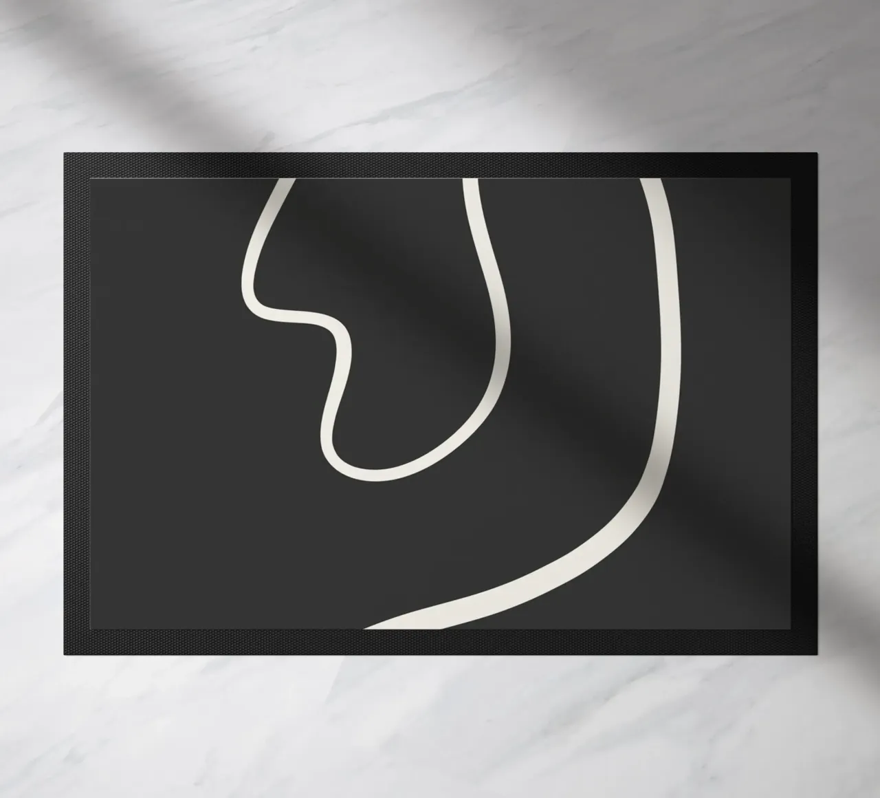 Abstract curve Fußmatte von BAINAI
