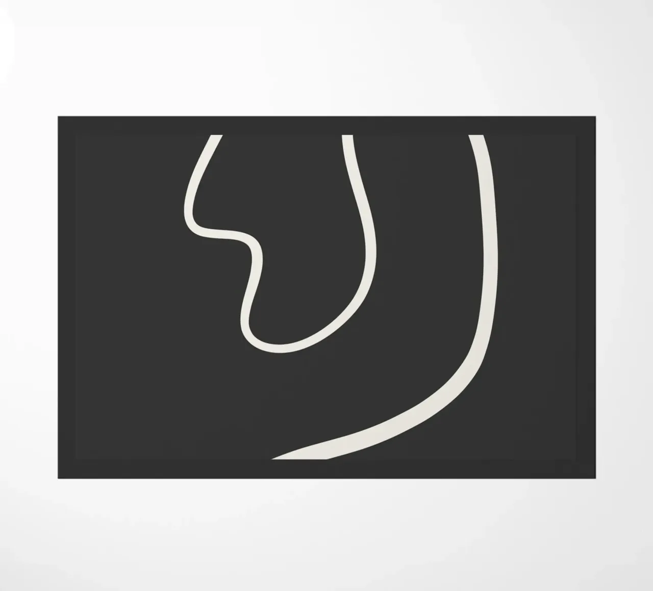 Abstract curve paillasson de BAINAI