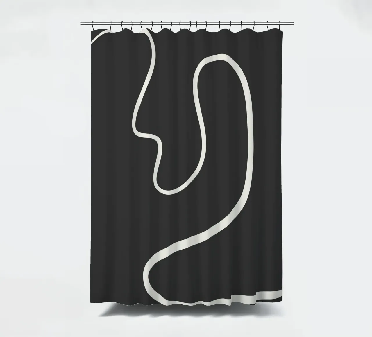 Abstract curve tenda da doccia da BAINAI