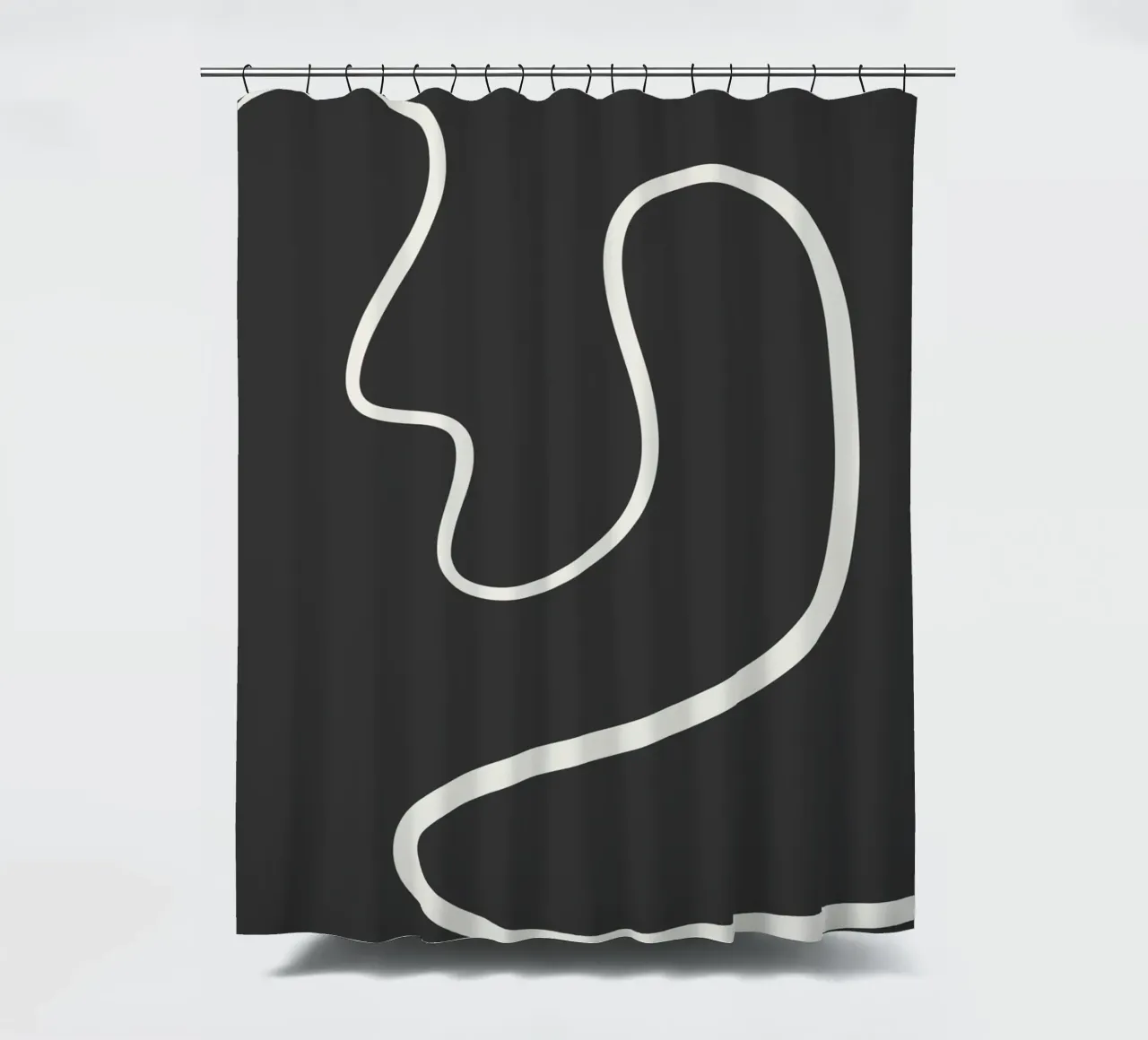 Abstract curve tenda da doccia da BAINAI