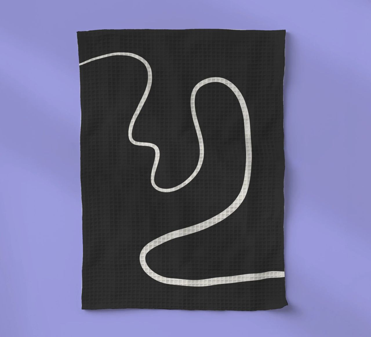 Abstract curve Geschirrtuch von BAINAI