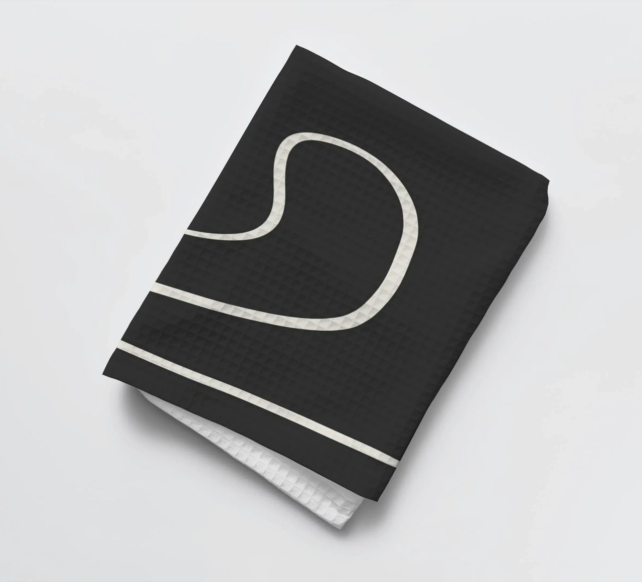Abstract curve Geschirrtuch von BAINAI