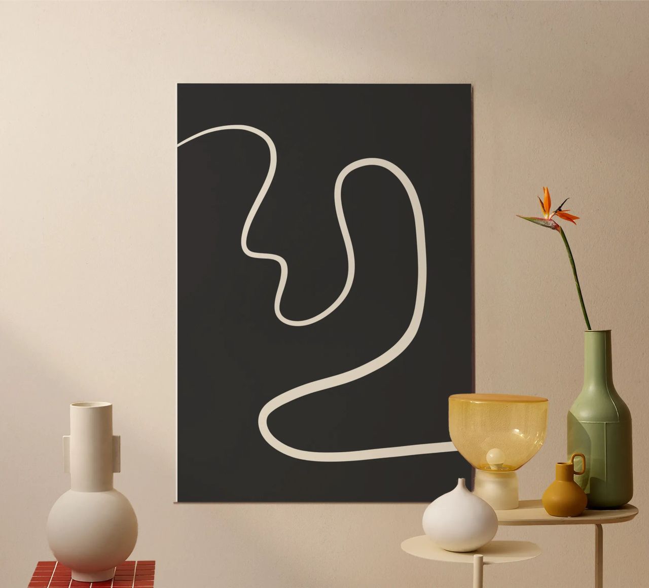 Abstract curve alluminio dibond da BAINAI