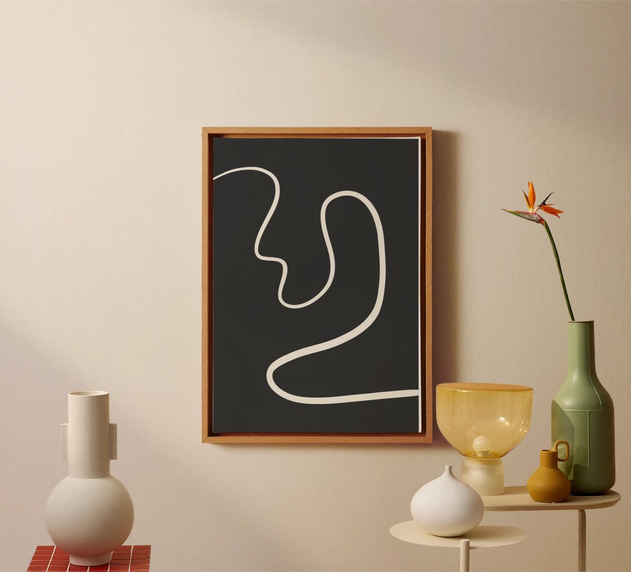 Abstract curve tela da BAINAI