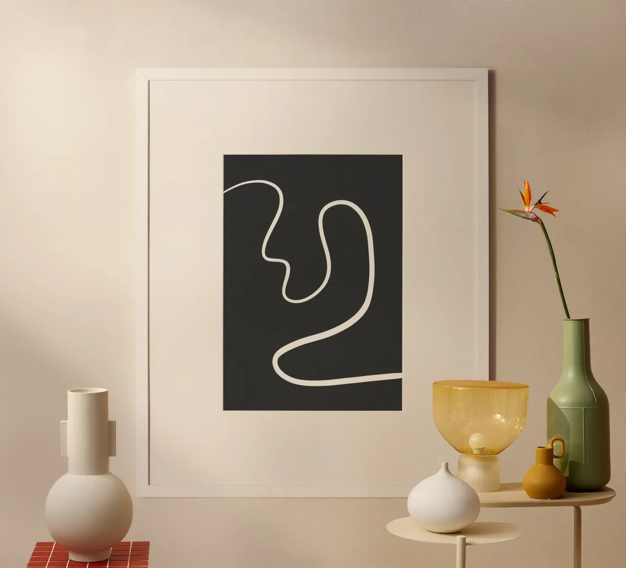 Abstract curve hahnemühle by BAINAI