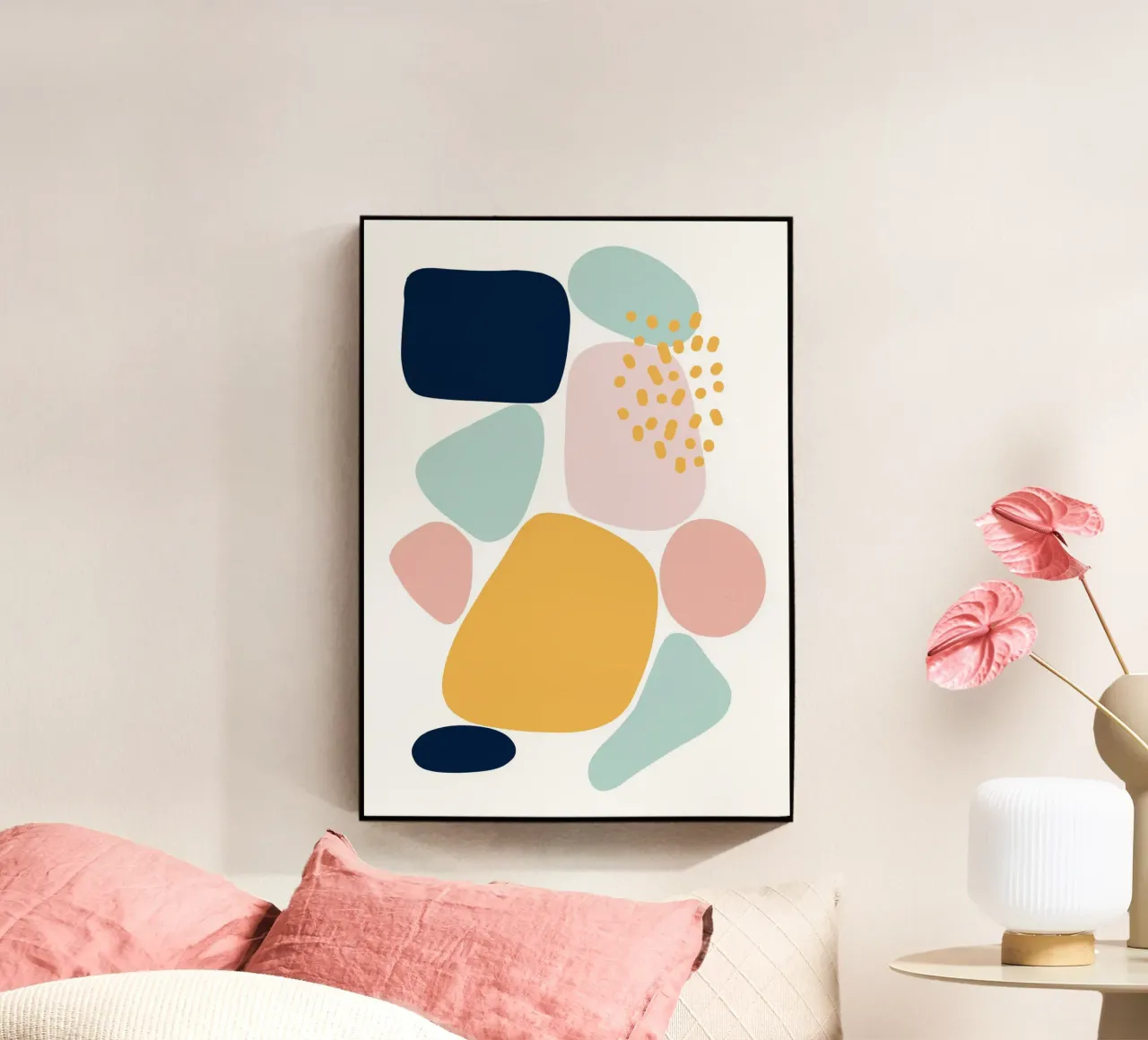 Pastel Pebbles plexiglass da BAINAI