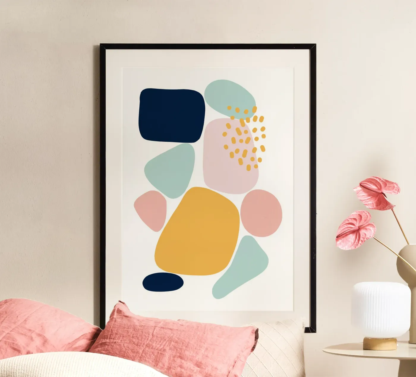Pastel Pebbles poster da BAINAI