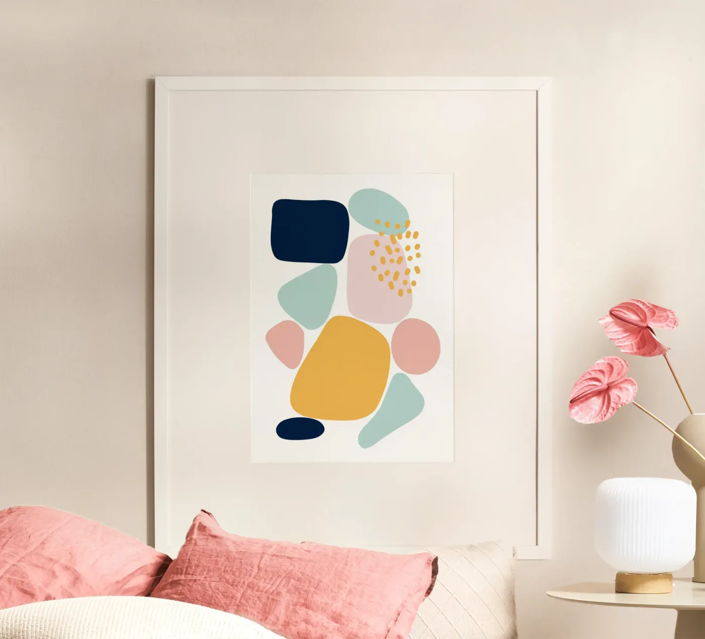 Pastel Pebbles poster da BAINAI