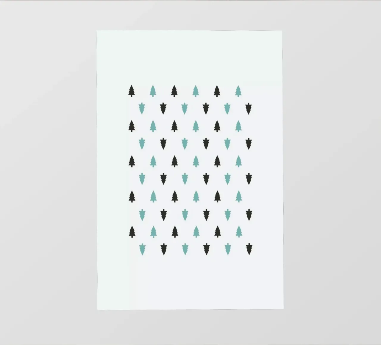 Nordic Trees telo in pvc da Studio One