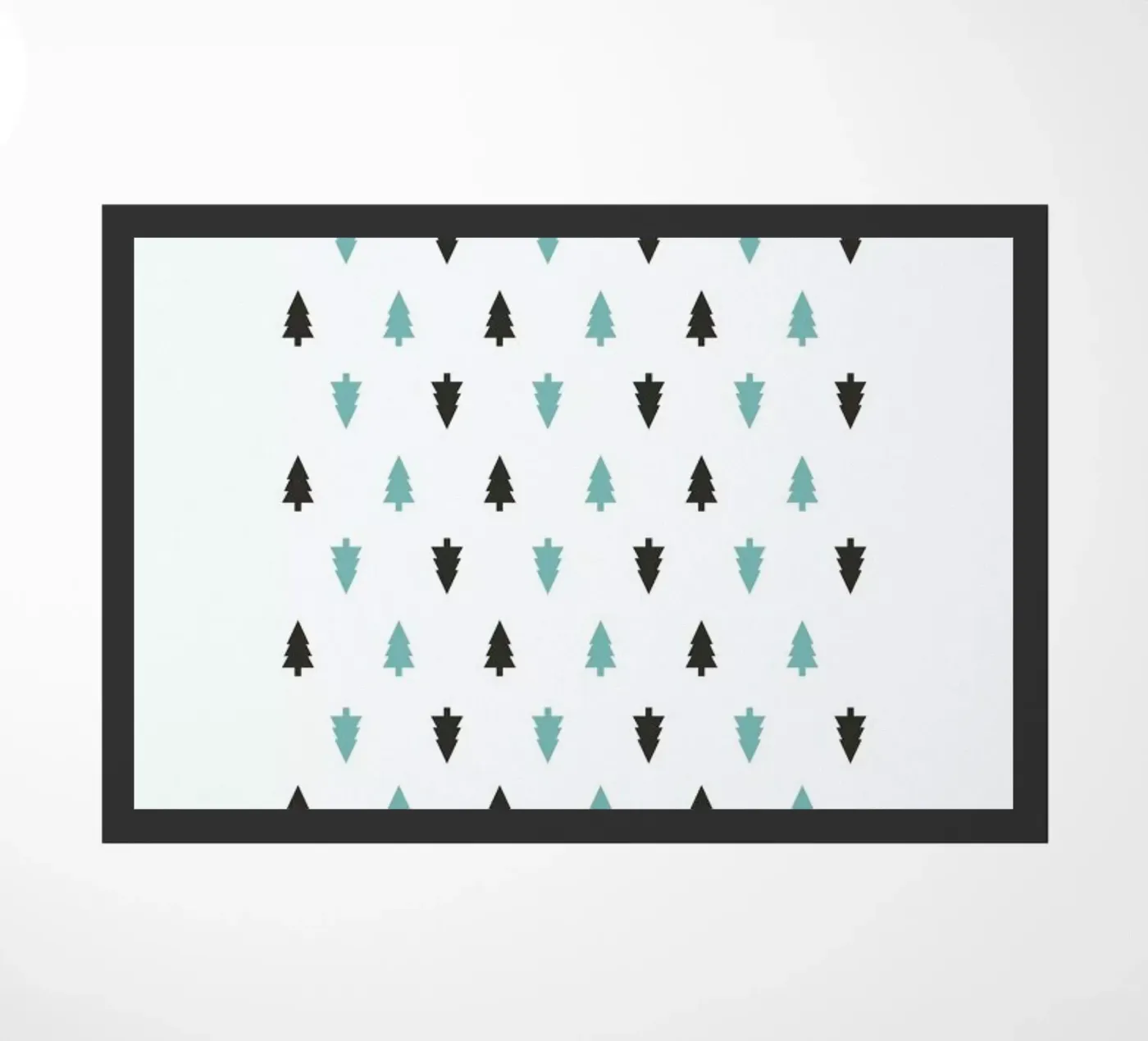 Nordic Trees doormat by Studio One