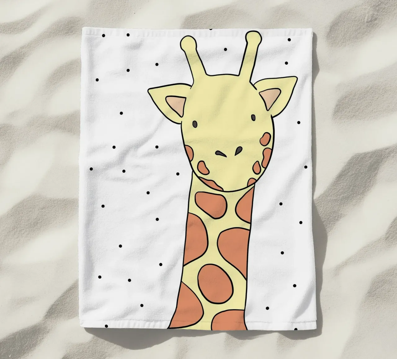 Die Giraffe telo mare da BAINAI KIDS