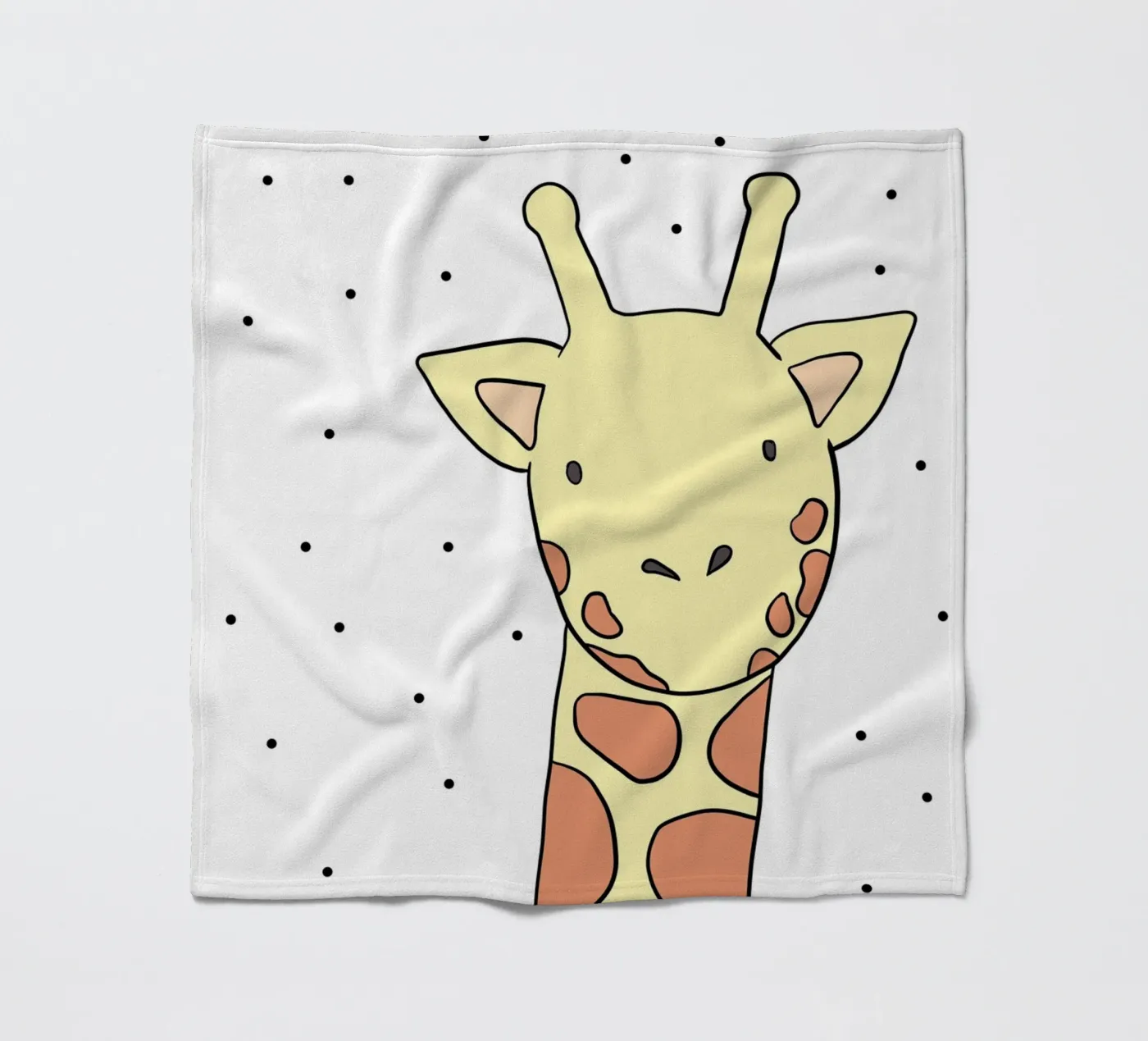 Die Giraffe fleecedeken van BAINAI KIDS